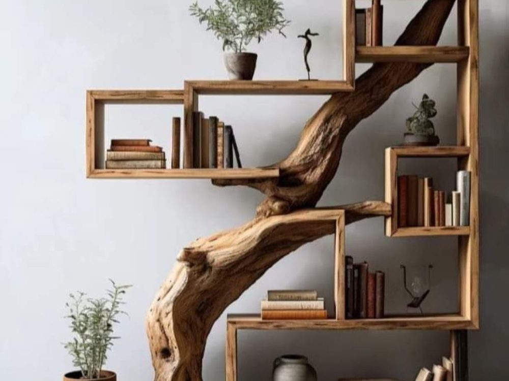 Bibliothèque rustique