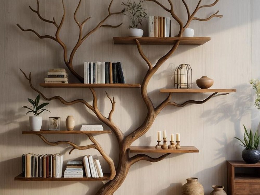 Bibliothèque rustique